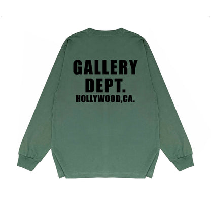 Gallery Dept Long Sleeved Shirt Fashion Brand Long Sleeve Long-Sleeved T-shirt Blouse