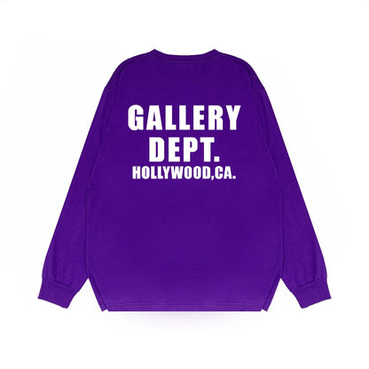 Gallery Dept Long Sleeved Shirt Fashion Brand Long Sleeve Long-Sleeved T-shirt Blouse