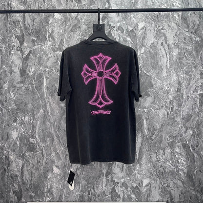 Chrome Heart T Shirts Sanskrit Cross Short Sleeve