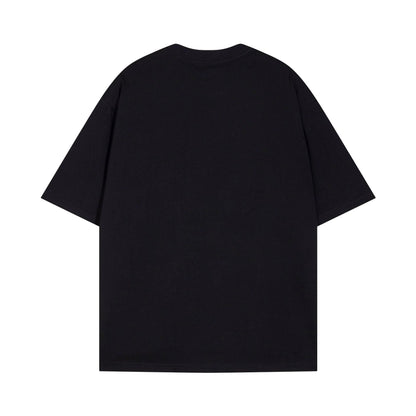 Chrome Heart T Shirts Versatile Casual Loose Print Embroidery T-Shirt Sleeves
