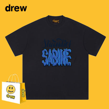 Drew T-shirts Smiley Letter Printed T-shirt