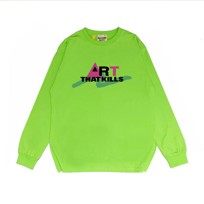 Gallery Dept Long Sleeved Shirt Fashion Brand Long Sleeve Long-Sleeved T-shirt Blouse