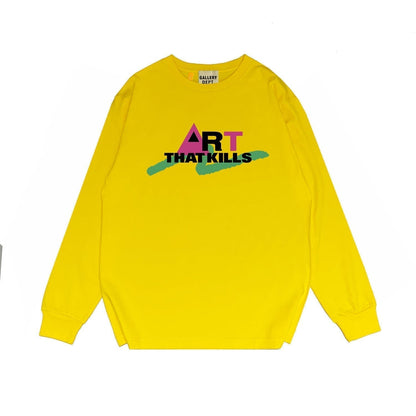 Gallery Dept Long Sleeved Shirt Fashion Brand Long Sleeve Long-Sleeved T-shirt Blouse
