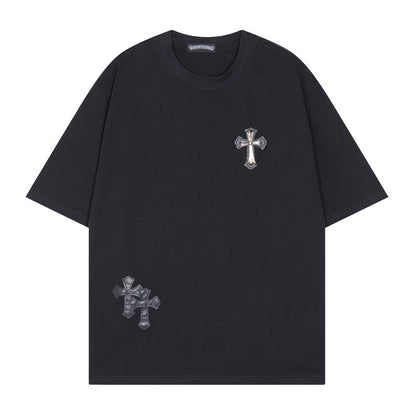 Chrome Heart T Shirts T-Shirt Short Sleeve Cross