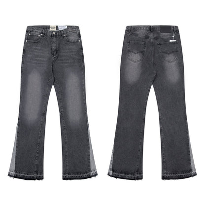Gallery Dept Jeans Color-matching Flared Jeans Floor-mopping Straight Pants