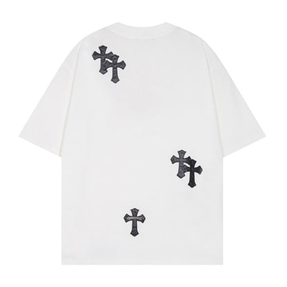 Chrome Heart T Shirts T-Shirt Short Sleeve Cross