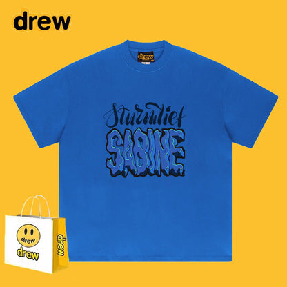 Drew T-shirts Smiley Letter Printed T-shirt