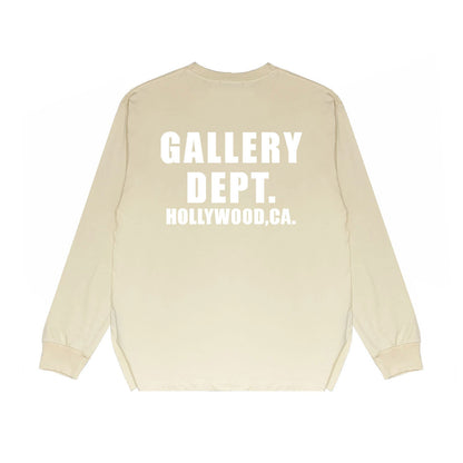 Gallery Dept Long Sleeved Shirt Fashion Brand Long Sleeve Long-Sleeved T-shirt Blouse