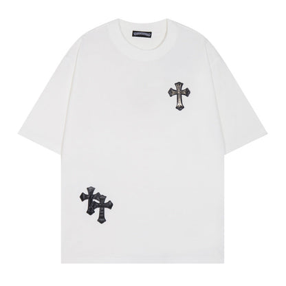 Chrome Heart T Shirts T-Shirt Short Sleeve Cross