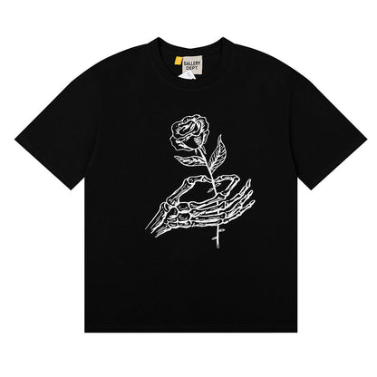 Gallery Dept T Shirts Printed Letter Cotton Short-Sleeved T-shirt for Men