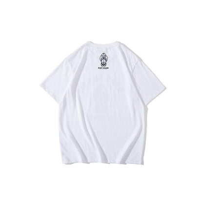 Bathing Ape T-Shirt Spring/Summer Blue Shark Short Sleeve T-shirt Half Sleeve