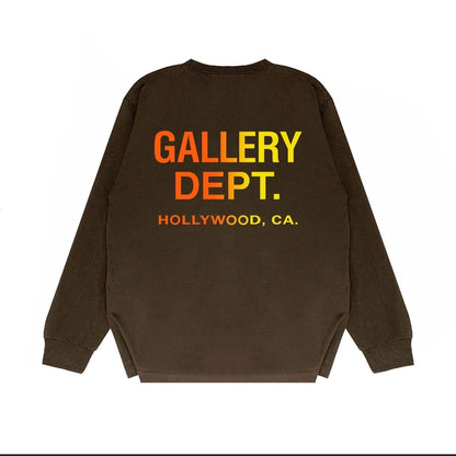 Gallery Dept Long Sleeved Shirt Fashion Brand Long Sleeve Long-Sleeved T-shirt Blouse