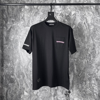 Chrome Heart T Shirts Cross Printed Cotton Casual T-Shirt Couple Short Sleeve
