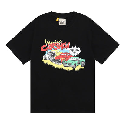 Gallery Dept T Shirts Cotton Male and Female Couple Short Sleeve T-shirt