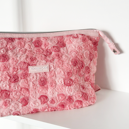 Expandable Makeup Bag - Peony Bloom