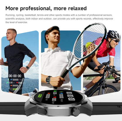 2026 Watch 5 Pro GPS Track Compass Smart Watch Men 360*360 AMOLED Screen NFC BT Call Waterproof Health Monitor Man Smartwatches