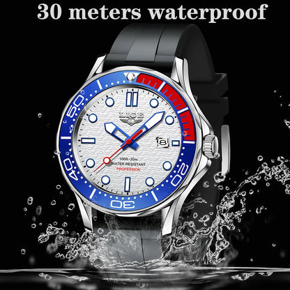 2026 LIGE New Business Mens Watches Top Brand Luxury Dive Watch For Men Waterproof Date Clock Sport Watch Relogio Masculino+Box