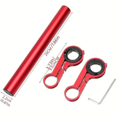 10/20/30cm Bicycle Handlebar Extended Bracket MTB Headlight Mount Extented Bar Road Mountain Bike Handlebar Extender Rack Parts