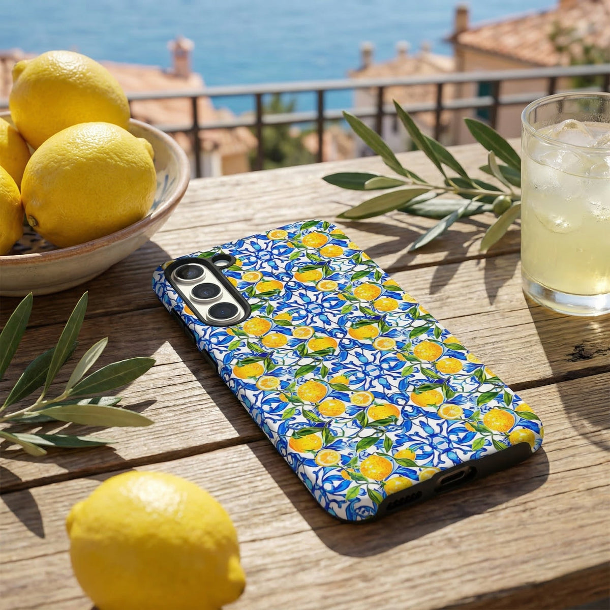 Samsung Tough Phone Case - Amalfi Lemon