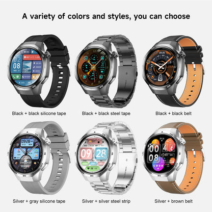 2026 Watch 5 Pro GPS Track Compass Smart Watch Men 360*360 AMOLED Screen NFC BT Call Waterproof Health Monitor Man Smartwatches