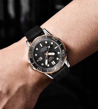 2026 LIGE New Business Mens Watches Top Brand Luxury Dive Watch For Men Waterproof Date Clock Sport Watch Relogio Masculino+Box