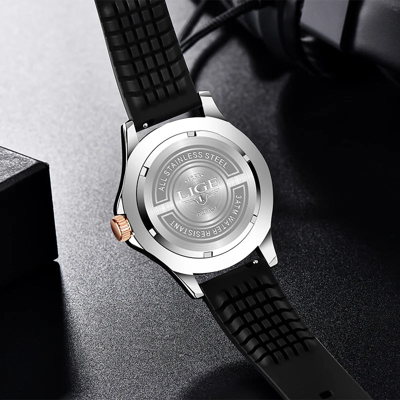 2026 LIGE New Business Mens Watches Top Brand Luxury Dive Watch For Men Waterproof Date Clock Sport Watch Relogio Masculino+Box