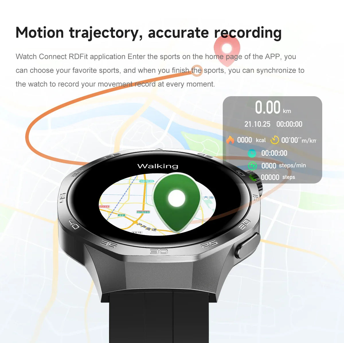 2026 Watch 5 Pro GPS Track Compass Smart Watch Men 360*360 AMOLED Screen NFC BT Call Waterproof Health Monitor Man Smartwatches