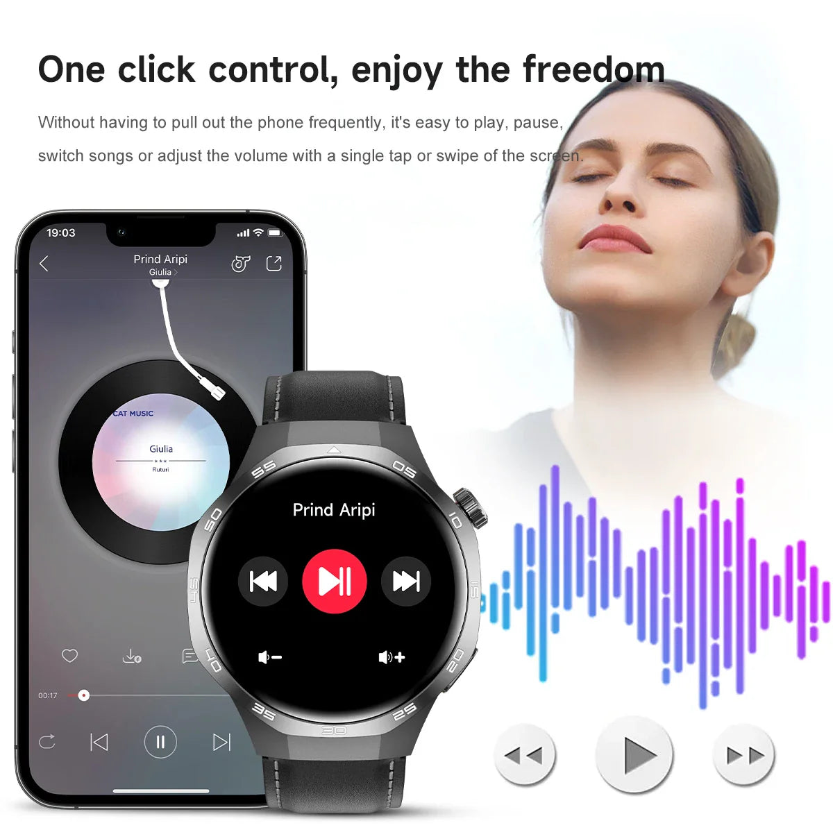 2026 Watch 5 Pro GPS Track Compass Smart Watch Men 360*360 AMOLED Screen NFC BT Call Waterproof Health Monitor Man Smartwatches