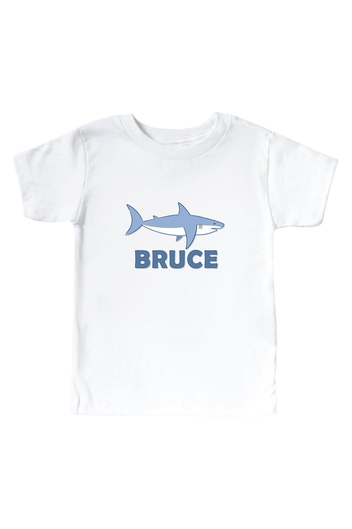 Personalized Fin Friends Graphic Bodysuit & Kids Tee | White
