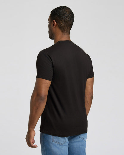 Black Short Classic Crew Neck
