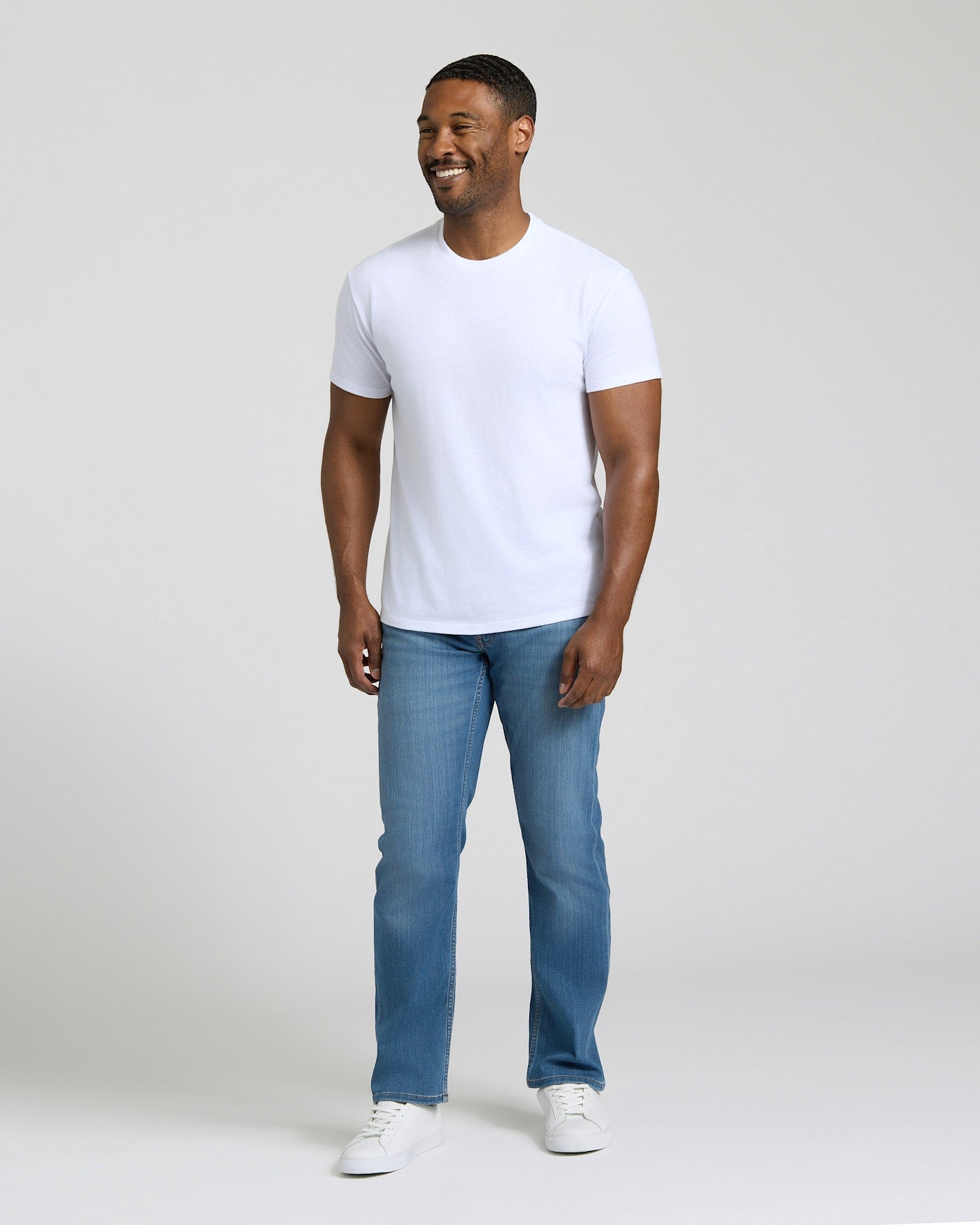 All White Short Classic Crew Neck 3-Pack