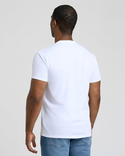 All White Short Classic Crew Neck 3-Pack