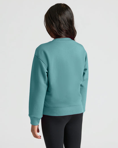 Girls Stormcloud Slouch Pullover Crew