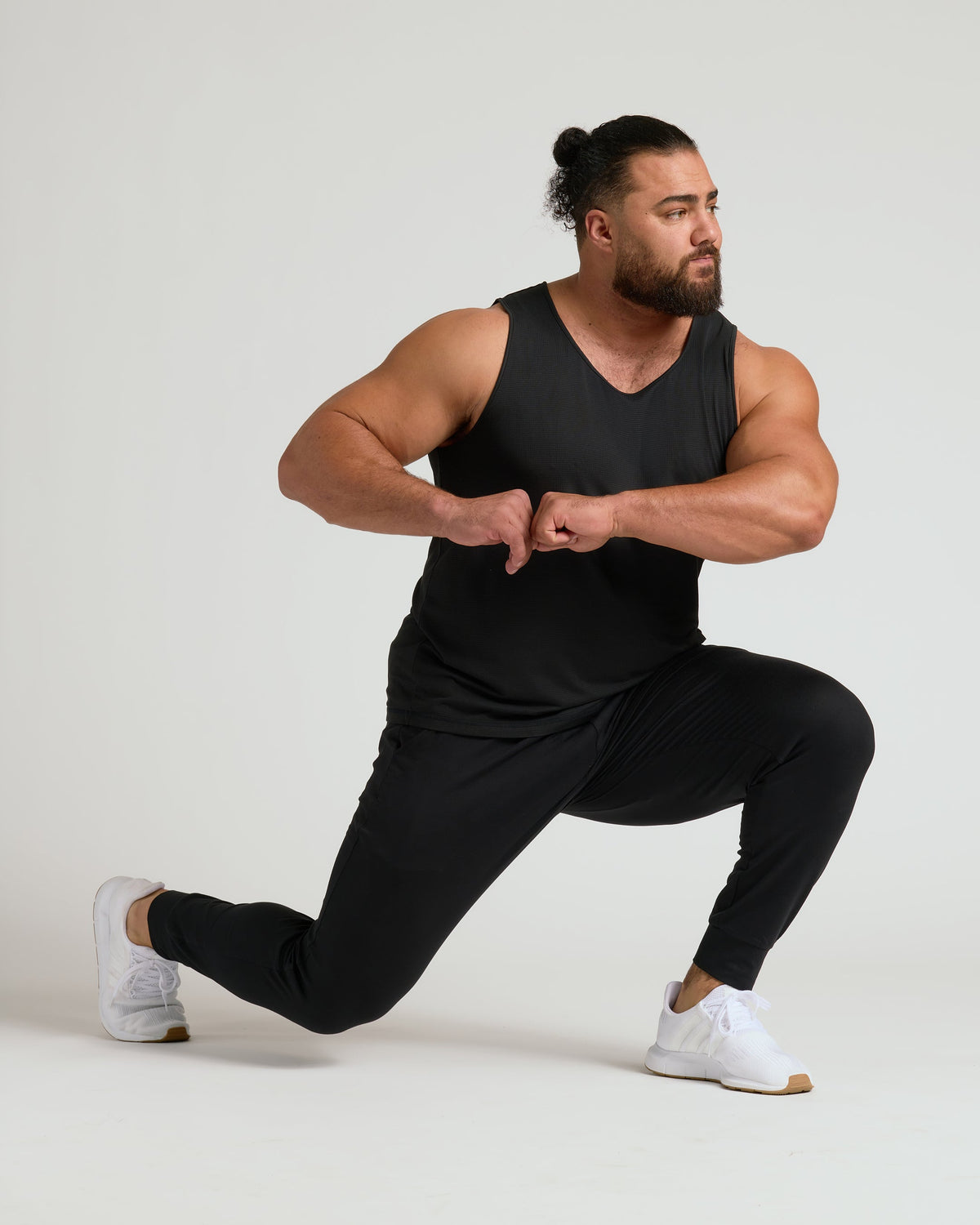 All Black Active Mesh Tank 6-Pack