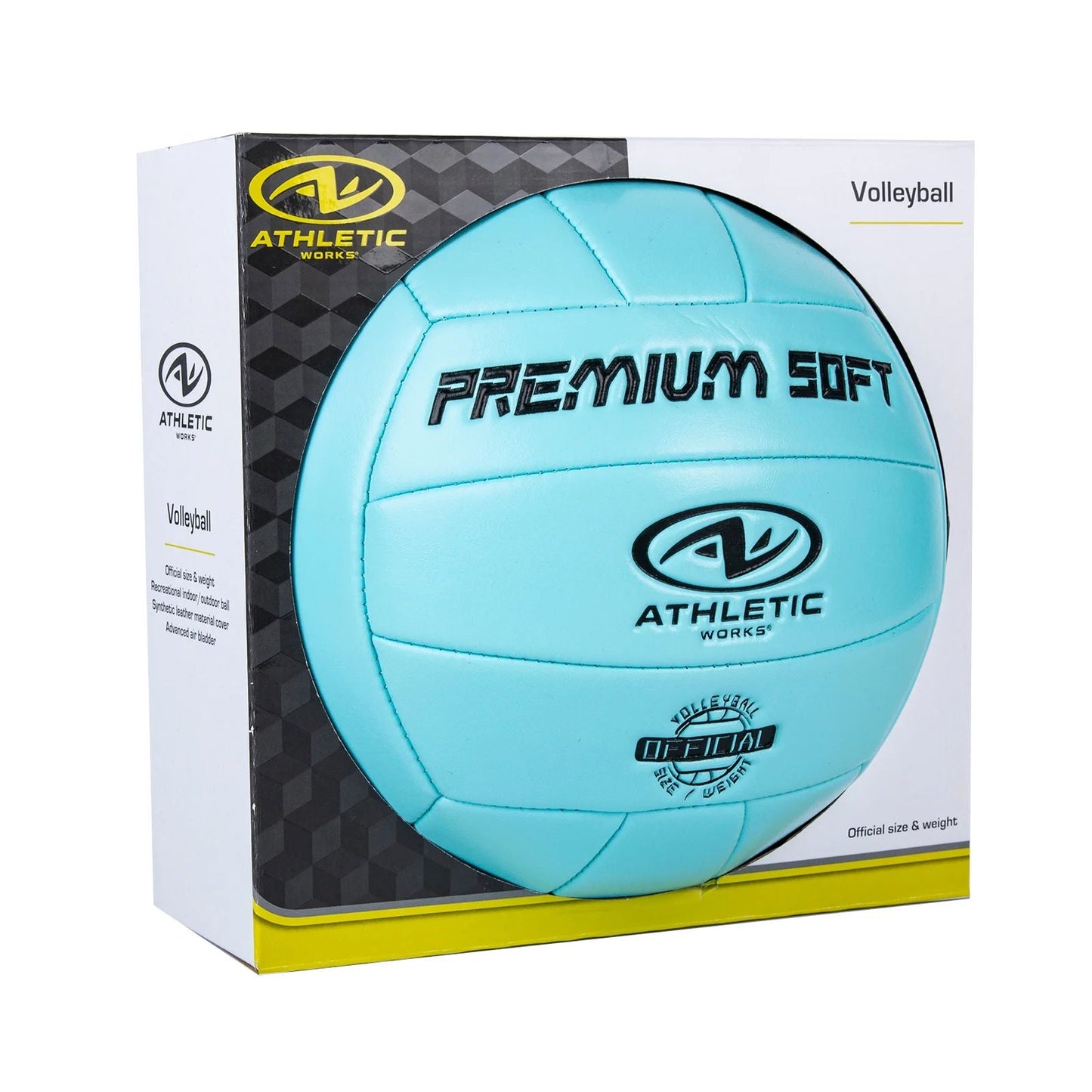 Athletic Works Premium Soft Volleyball, Size 5 Blue
