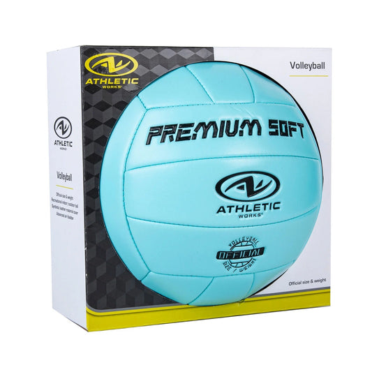 Athletic Works Premium Soft Volleyball, Size 5 Blue