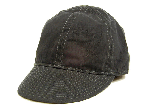Buzz Rickson William Gibson Men's Army Cap Type A-3 Black Military Hat BR02519 Black