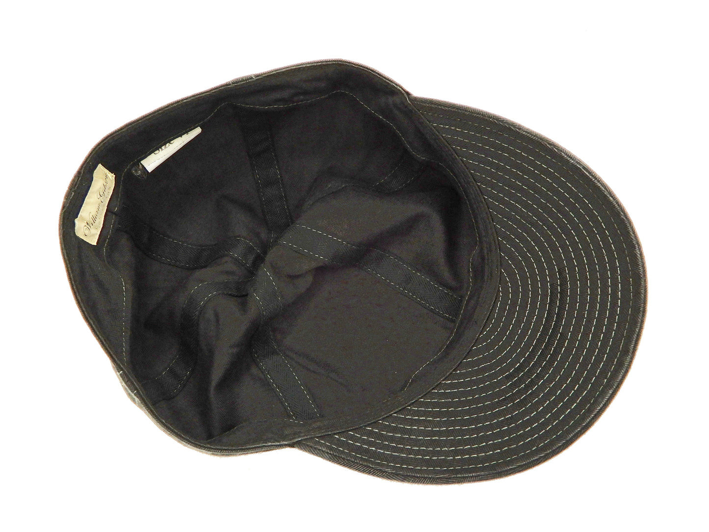 Buzz Rickson William Gibson Men's Army Cap Type A-3 Black Military Hat BR02519 Black