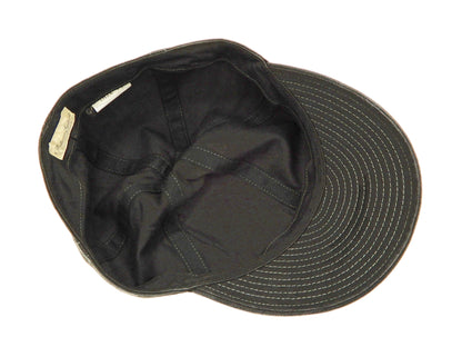 Buzz Rickson William Gibson Men's Army Cap Type A-3 Black Military Hat BR02519 Black