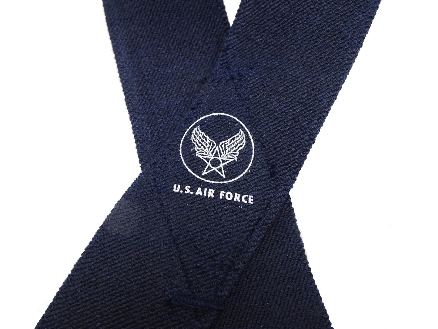 Buzz Rickson Suspenders Men's Reproduction of X back Design Military Button-on Braces for A-11 Trousers BR02718 128 Navy-Blue