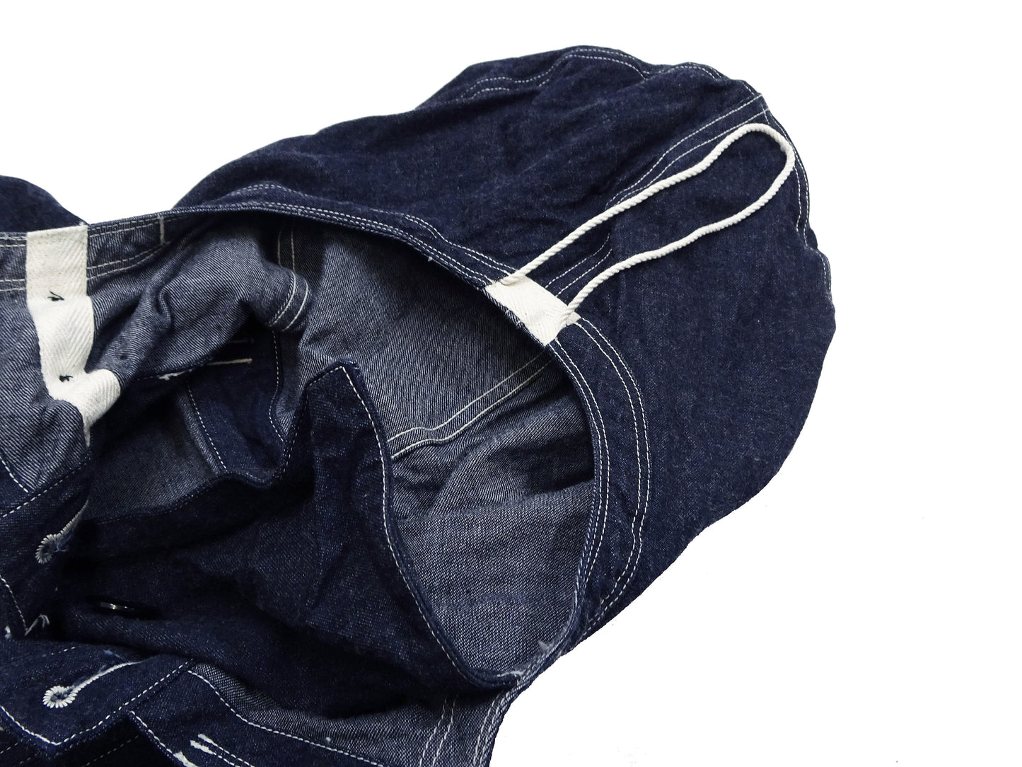 Buzz Rickson U.S. Navy Denim Gas Protective Parka - WWII Denim Anti-Gas Parka (Gunner Smock Jacket) BR11703 One-Wash