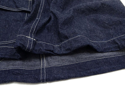 Buzz Rickson U.S. Navy Denim Gas Protective Parka - WWII Denim Anti-Gas Parka (Gunner Smock Jacket) BR11703 One-Wash