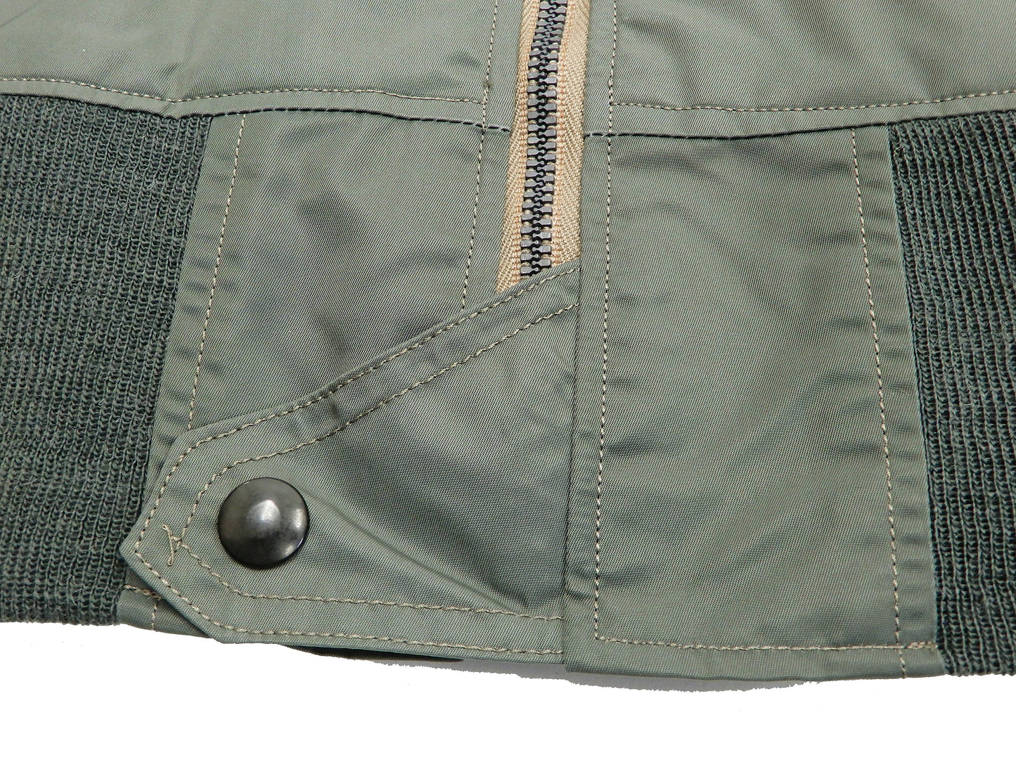 Buzz Rickson Jacket Men's L-2B Flight Jacket Plain Bomber Jacket L2B BR14870 Sage-Green