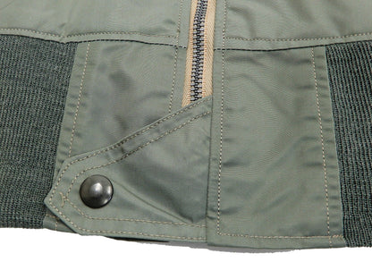 Buzz Rickson Jacket Men's L-2B Flight Jacket Plain Bomber Jacket L2B BR14870 Sage-Green