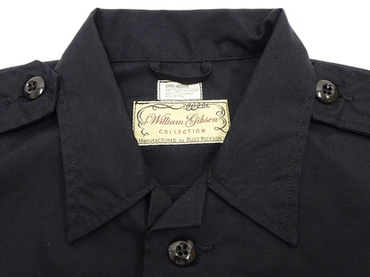 Buzz Rickson Black Tropical Jacket Men's William Gibson Collection US Vietnam War Jungle Fatigue Jacket BR14975
