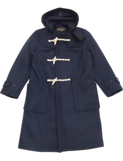 Buzz Rickson Duffel Coat Men's Reproduction of WW2 Royal Navy Duffle Coat BR15164 128 Navy-Blue