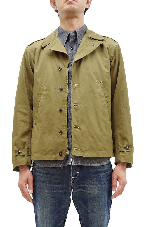 Buzz Rickson Jacket Men's Reproduction WWII US Army M-41 Field Jacket BR15332 Olive Drab