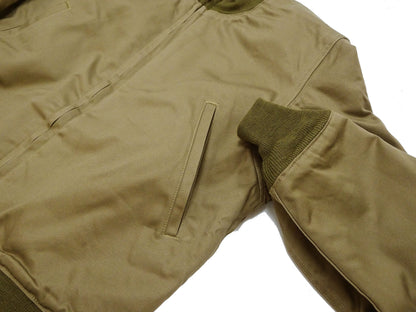 Buzz Rickson Tanker Jacket - Men's Reproduction of the U.S. Army Late-Model Slash-Pocket Version BR15755 Light Olive Drab