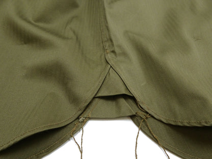 Buzz Rickson Herringbone Work Shirt - Men's Casual Military-Inspired Solid HBT Short-Sleeve Button-Up Shirt BR39530 149) Olive