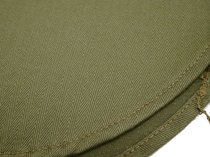 Buzz Rickson Herringbone Work Shirt - Men's Casual Military-Inspired Solid HBT Short-Sleeve Button-Up Shirt BR39530 149) Olive